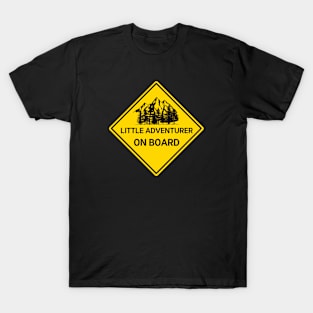 little adventure on board funny car sticker T-Shirt